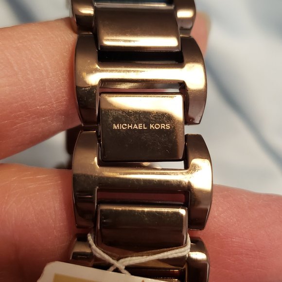 Michael Kors Woman's Watch in Chocolate - Picture 4 of 5
